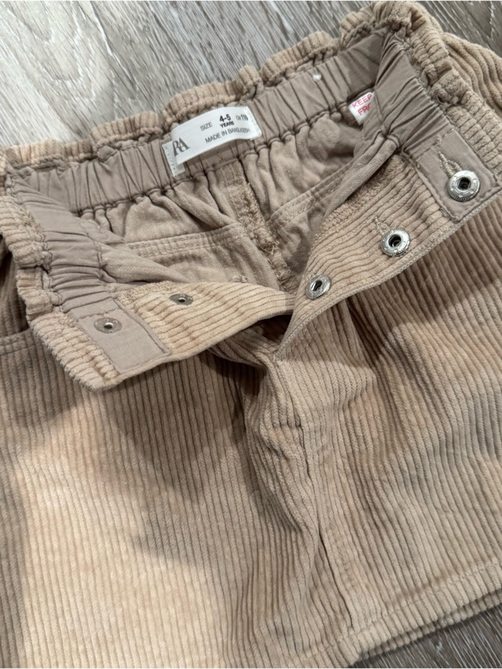 Zara & H&M 💖 Girls Corduroy Skirt Duo in Rust and Tan - Picture 4 of 10